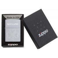 Zippo - Shamrock Satin Chrome - Windproof Lighter